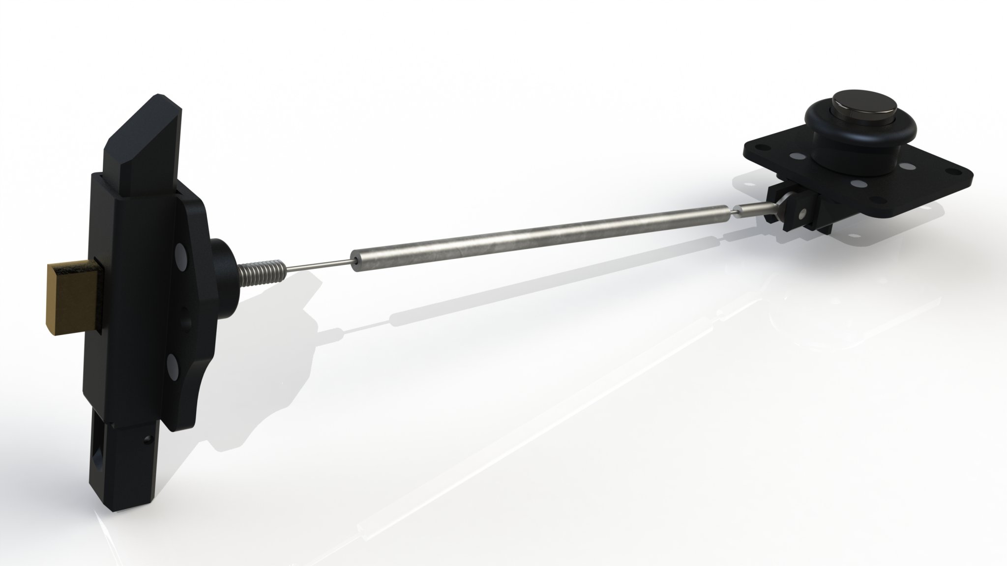 Latch Assy Push Button, Remote Actuated Actron Manufacturing